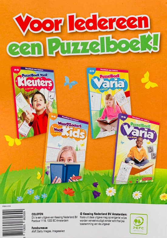 Denksport Varia 8 t/m 10 - Puzzelboek voor kinderen