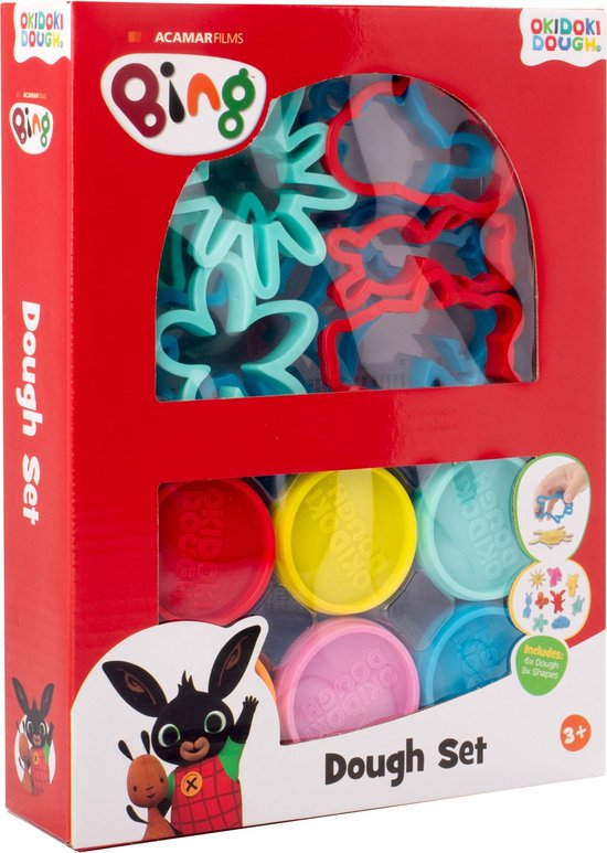 Bing - Okidoki Dough - Klei Set - Speelklei - Cijfers of Figuren (willekeurig)
