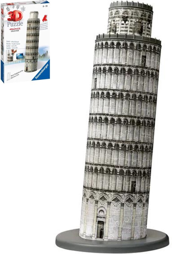 Ravensburger Mini Schiefer Turm - Pisa 3D-puzzel Gebouwen