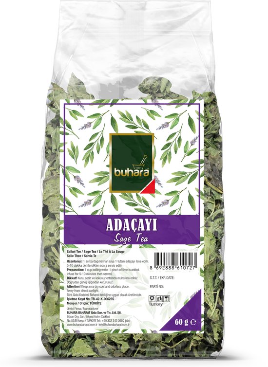 Buhara - Salie Thee - Saliethee - Verstandig Thee - Adacayi - Ada Cayi - Sage Tea - 30 gr