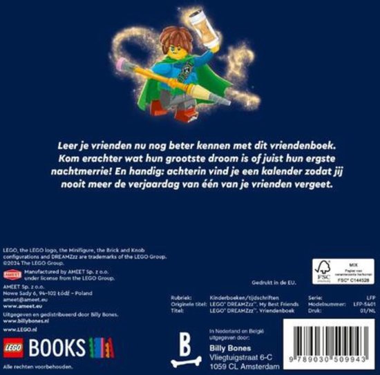 LEGO® DREAMZzz™ Op Avontuur In De Droomwetreld - Vriendenboek