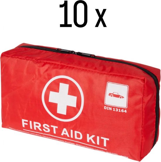 10 x Erste-Hilfe-Set – Erste Hilfe – 41 Teile – Exigoshop