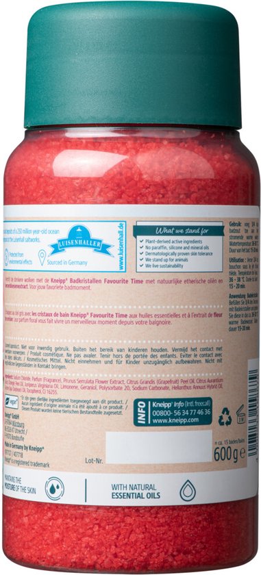 Kneipp Favourite Time Badkristallen - 600gram