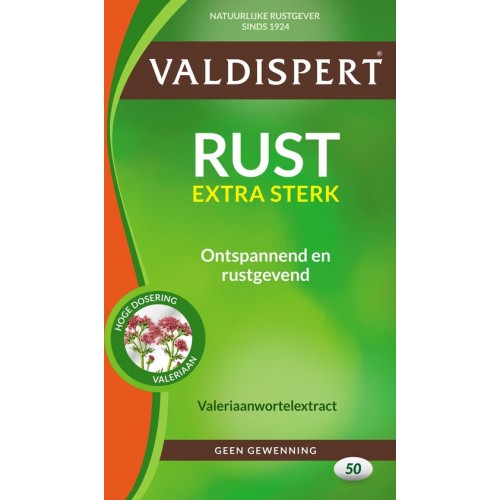 Valdispert Rust Extra Sterk Voedingssupplementen - 50 Tabletten