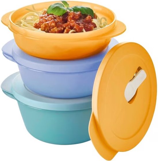 Tupperware Crystal Wave 3 Delige Set