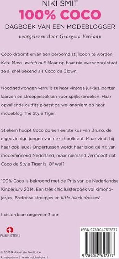 100% Coco - dagboek van een modeblogger - 3 cd luisterboek
